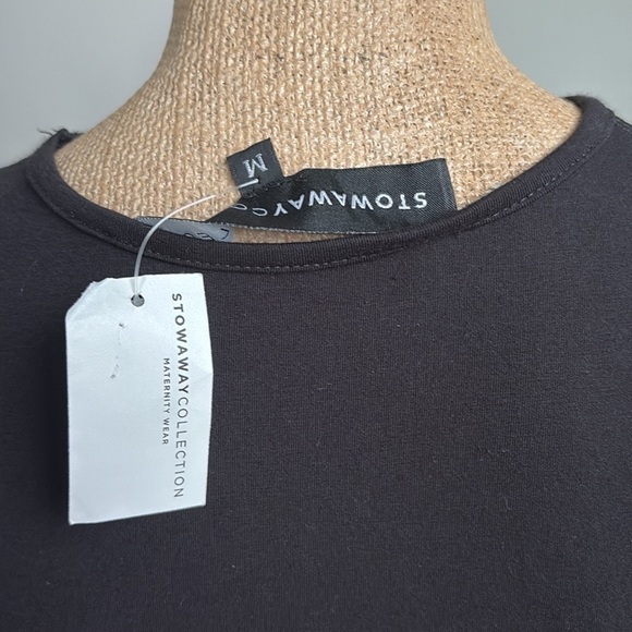 Stowaway Collection Lexi Cut Out Long Sleeve Maternity Dress MEDIUM NEW! - Picture 6 of 7